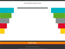 Tablet Screenshot of eco-artware-notes.com